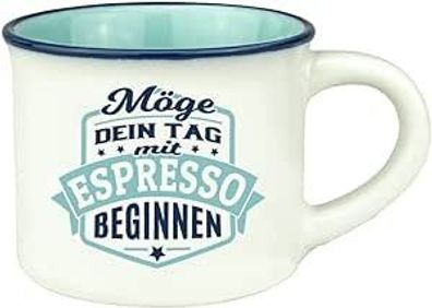 Persoenliche Espressotasse Mokkatasse - Moege Dein Tag