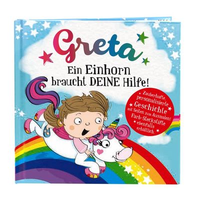 Das magische Maerchenbuch mit deinen Namen -Greta