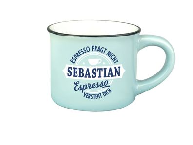 Persoenliche Espressotasse Mokkatasse - Sebastian
