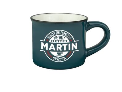 Persoenliche Espressotasse Mokkatasse - Martin