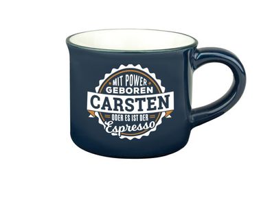 Persoenliche Espressotasse Mokkatasse Carsten