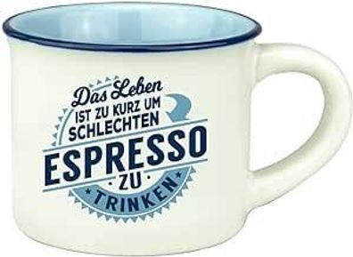 Persoenliche Espressotasse Mokkatasse - Das Leben ist