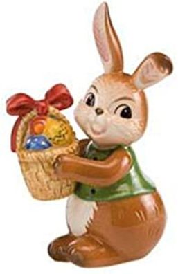 Goebel Froehliche Ostergruesse Osterhase, Steingut, Mehrfarbig, 12x7,5x6,5cm