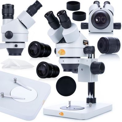 Rosfix Stereomikroskop Mercury Pro MSMP-T-PS1 – 7–45x Zoom | C-Mount 25 mm