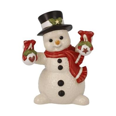 Goebel Schneemannfigur Weihnachtlich geschmueckt - Schneemaenner Weihnachten
