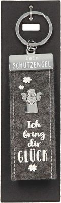 Depesche Schutzengel Filz Gluecksfilz Schluesselanhaenger Ich bring dir Glueck