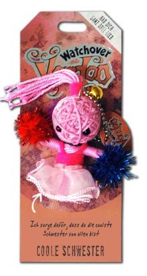 Watchover Voodoo Sammel Puppe mit Spruch Coole Schwester