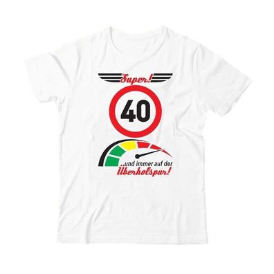 T-Shirt 40 , Groesse XL, Baumwolle- zum 40. Geburtstag