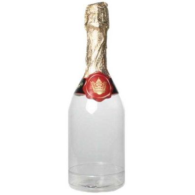 Sekt-Flasche zum Befuellen mit Aufkleber zum 18. Geburtstag