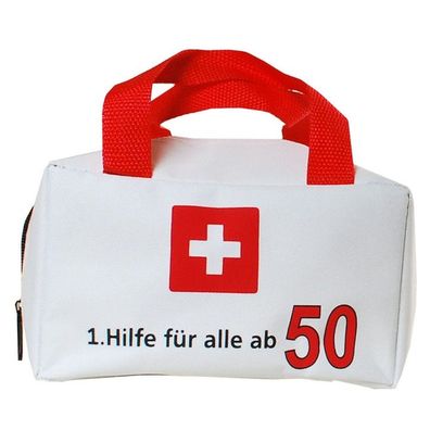 Tasche - 1. Hilfe fuer alle ab 50- Fuenfzigster Geburtstag - ungefuellt