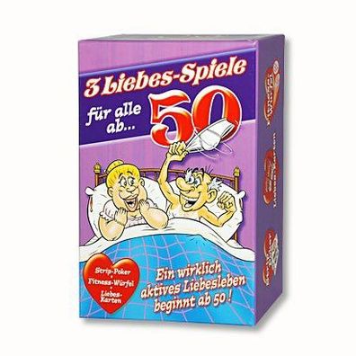 Gesellschaftsspiel Drei Liebesspiele fuer alle ab 50