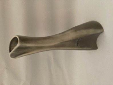 Dekorative Vase Stone-Creme-Krawatte aus Keramik gefertigt, wasserdicht 35x12cm