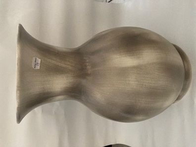 Dekorative Bodenvase 40cm Stone-Creme-aus Keramik gefertigt, wasserdicht