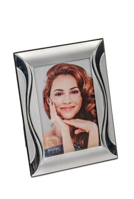 Formano Bilderrahmen 650665 Silber, Moderner Fotorahmen fuer 10x15 cm, Matt-Glaenzend