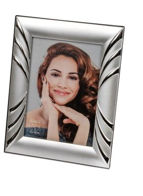 Formano Bilderrahmen Silber, Moderner Fotorahmen fuer 10x15 cm, Matt-Glaenzend