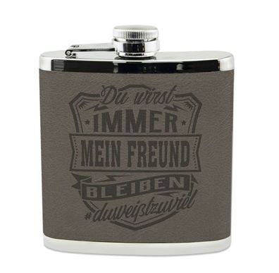 Echter Kerl Flachmann Freund Schnaps-Flasche, Tolle Geschenk-Idee