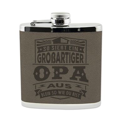 Echter Kerl Flachmann Opa Schnaps-Flasche, Tolle Geschenk-Idee