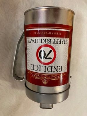 Spardose Spendenkasse Spende fuer den 70. Geburtstag - Geldgeschenke