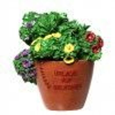 k/A Spardose Blumentopf Urlaub auf Balkonien Sparbuechse Geschenke Ferien