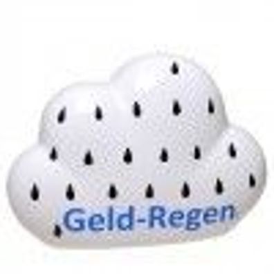 Witzige Spardose Wolke Geldregen