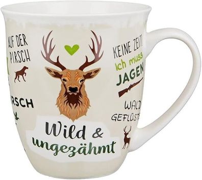 1 Stck. Jumbo-Tasse Wild & ungezaehmt, Geschenke Jaeger-Jagd