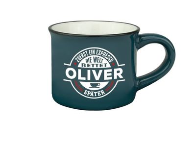 Persoenliche Espressotasse Mokkatasse - Oliver