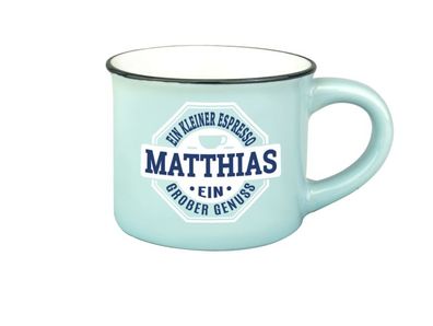 Persoenliche Espressotasse Mokkatasse - Matthias