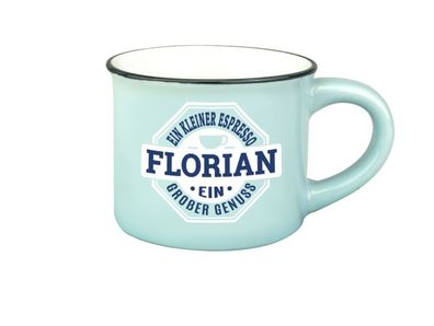 Persoenliche Espressotasse Mokkatasse - Florian