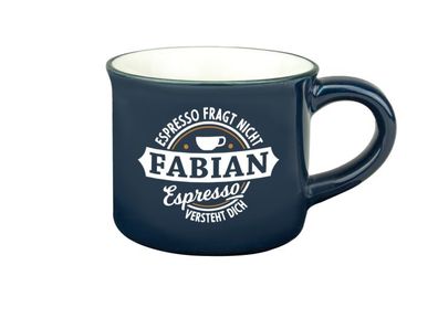Persoenliche Espressotasse Mokkatasse - Fabian