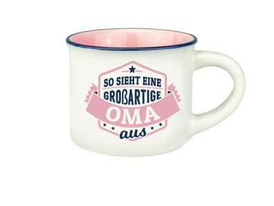 Persoenliche Espressotasse Mokkatasse - Oma