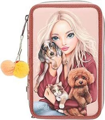 Depesche 13673 TOPModel 3 Fach Federtasche FUR Ever Friends