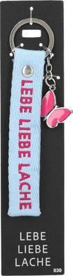 Schluesselanhaenger - Lebe Liebe Lache / /r.30