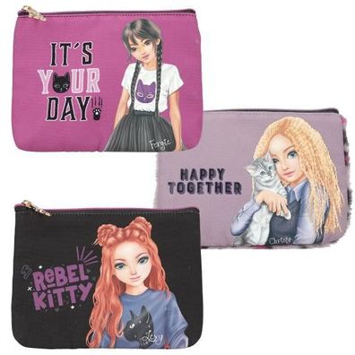 TOPModel Statement-Tasche REBEL KITTY Kosmetiktasche 1 von 3 Auswahl n. Verfuegbarke