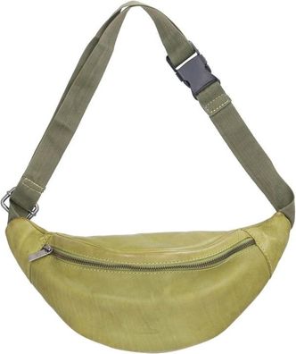 The Skandinavian Brand Hip Bag Washed Nappa gruen