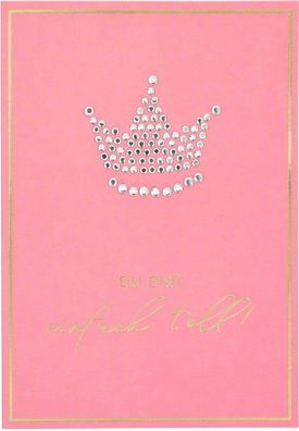 Depesche Lovely Diamonds 14003 Klappkarte 16,5x11,5cm Geburtstagskarten, 17