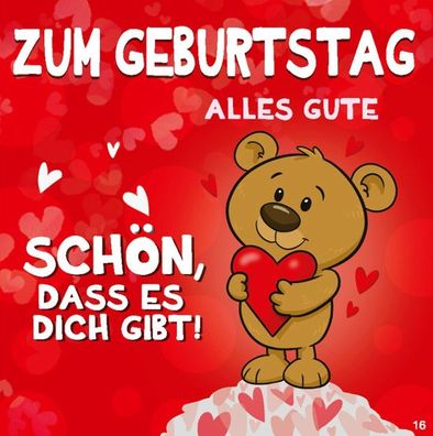 Geburtstagskarte mit Musik-Zum Geburtstag alles Gute. SchßÆ?Â¶n, dass