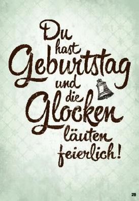 Musikkarten mit ßberraschung und Sound Du hast Geburtstag und die Glocken