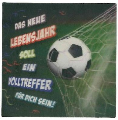 Depesche 3D Klappkarte 013B Ein Volltreffer