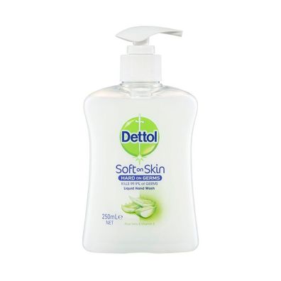 Dettol antibakterielle Flüssigseife mit Aloe Vera und Vitamin E 250 ml
