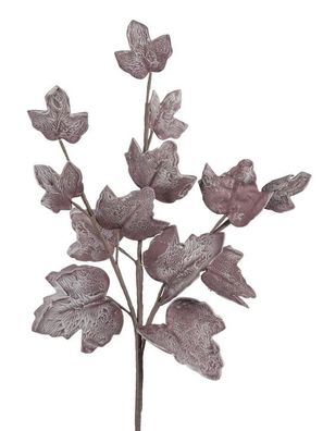 Blaetterzweig 90cm lang antik lila Kunstblaetter