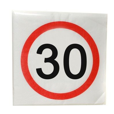 Servietten 30 - zum 30. Geburtstag, 12-tlg. zum 30. Geburtstag