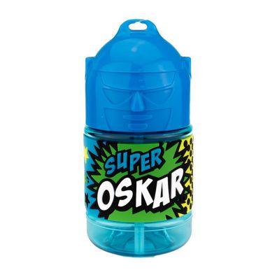 Wasserflasche f. Kinder mit Namen fuer Schule und Freizeit-BPA frei-Trinkflasche Oska