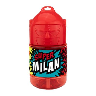 Wasserflasche f. Kinder mit Namen fuer Schule und Freizeit-BPA frei-Trinkflasche Mila
