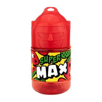 Wasserflasche f. Kinder mit Namen fuer Schule und Freizeit-BPA frei-Trinkflasche Max