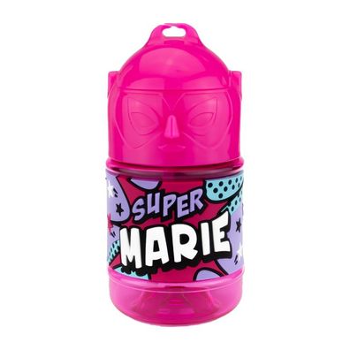 Wasserflasche f. Kinder mit Namen fuer Schule und Freizeit-BPA frei-Trinkflasche Mari