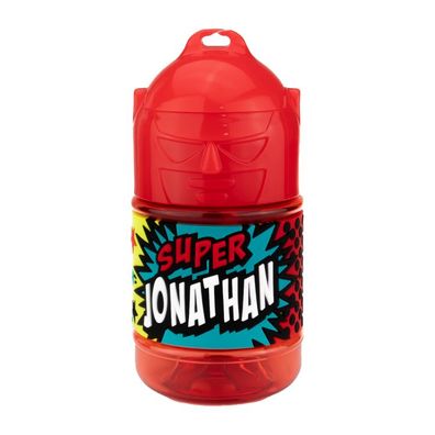 Wasserflasche f. Kinder mit Namen fuer Schule und Freizeit-BPA frei-Trinkflasche Jona