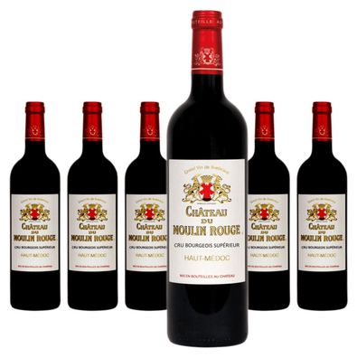 6 x Château du Moulin Rouge Cru Bourgeois Supérieur – 2023