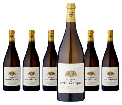 6 x Baron Philippe de Rothschild Domaine de Baronarques Grand Vin Blanc – 2018