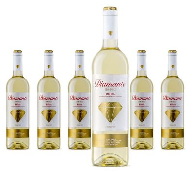 6 x Franco-Espanolas Diamante Semi-Dulce Bianco – 2025