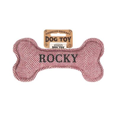 Quietschender Hunde Knochen form-Hundespielzeug Rocky